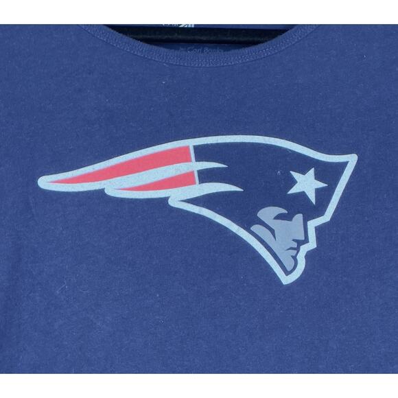 Womens Patriots Rob Gronkowski #87 NFL Navy Shirt Med 4Her By Carl Banks - Picture 2 of 9